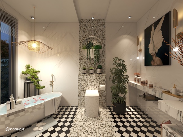 hafsahira08的装修设计方案go green bathroom interior