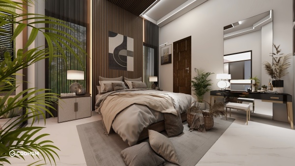 NoormArcInterioR的装修设计方案modern bedroom