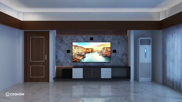Rojob Bhuiyan的装修设计方案Bedroom TV Cabinet