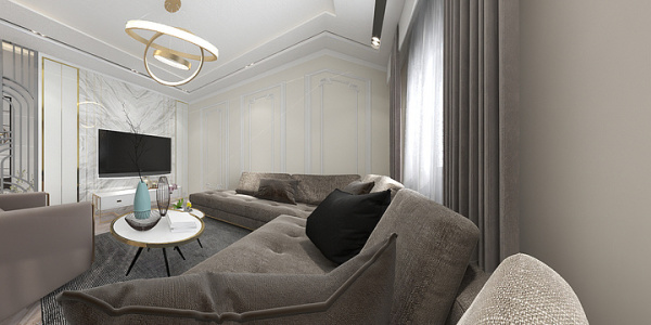 murrizi.olsi的装修设计方案living room mixed style modern+classic