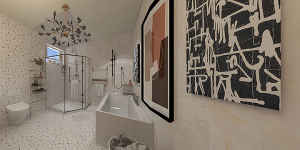 interiors by caris的装修设计方案Bathroom design