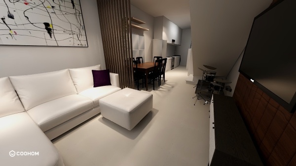 mark.d.evangelist的装修设计方案Small Townhouse DIY Interior Design