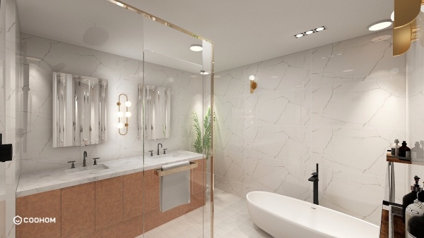 naumanhassan117的装修设计方案Master Bathroom Redesigning