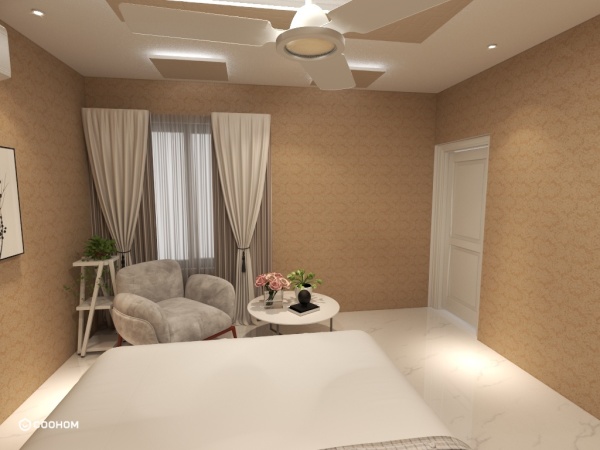 Hanisha的装修设计方案MORDEN STYLE BEDROOM