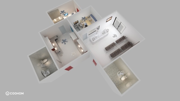 jjesoro的装修设计方案Clinical Laboratory Floor Plan